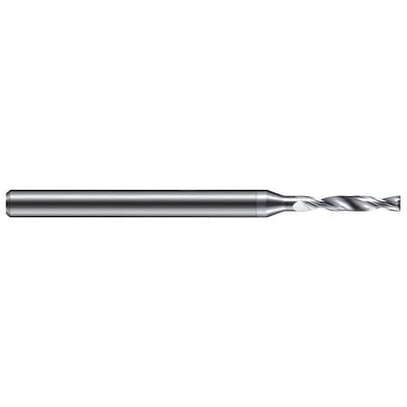 Harvey Tool 3.000 mm Drill dia x 14.500 mm Flute Length Carbide HP Drill for Flat Bottom, 2 Flutes, TiB2 Coated FBF1181-C8